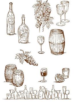 葡萄酒素材圖片