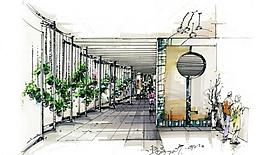 室內(nèi)彩繪圖片