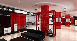 格力4s店效果圖圖片
