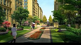 住宅小区铺地图片