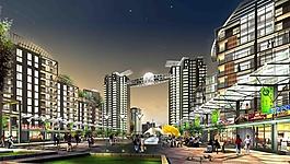 商業(yè)中心建筑效果圖圖片