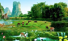 山水畫 自然風(fēng)景圖片
