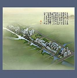 楼盘规划俯视效果图图片