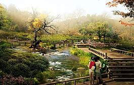 茶園棧道圖片