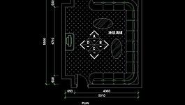 ktv包厢cad设计素材图片