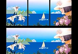 百合 美女图片