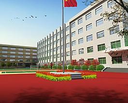 校园绿化图片