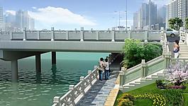 濱河步道綠化圖片