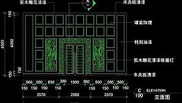 cad餐厅设计素材图片