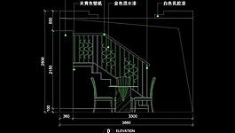 cad別墅設計素材圖片