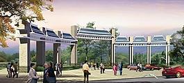 城市建筑景觀效果圖圖片