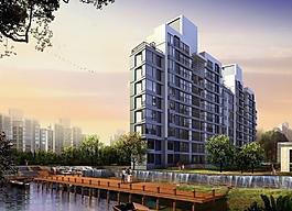建筑景觀效果圖圖片