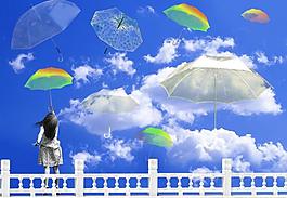 透明雨傘圖片