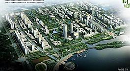 建筑鳥瞰效果圖圖片