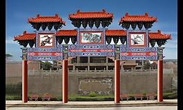 牌坊效果圖設(shè)計圖片