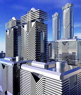 城市高樓圖片