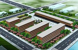 某公寓鸟瞰图图片