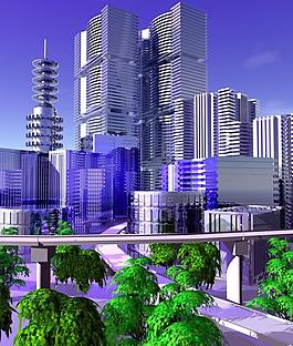 城市高樓圖片