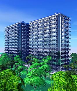 城市高樓圖片