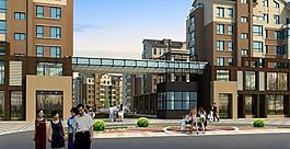 小區(qū)大門圖片