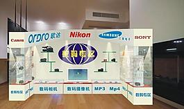 cdr制作的展柜效果图图片