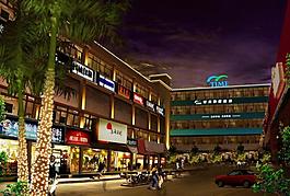 建筑夜景亮化圖片