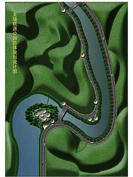 桃源公園平面設(shè)計圖圖片