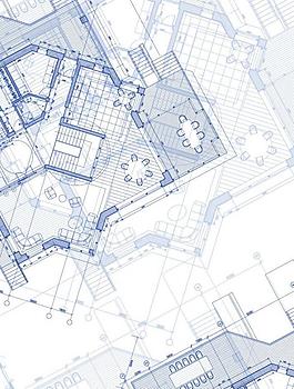 城市建筑工程設計圖圖片