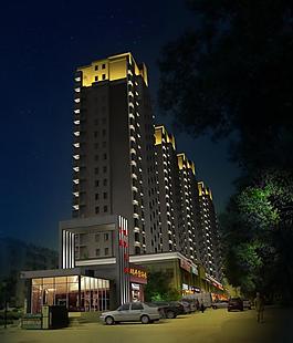建筑夜間照明圖片