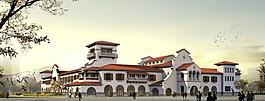 建筑日景效果圖圖片
