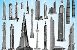 著名建筑矢量圖圖片