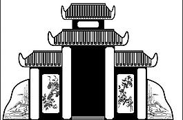 墓碑矢量圖圖片