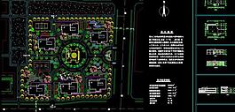 辦公別墅建施圖圖片