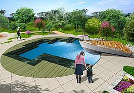 公園設(shè)計(jì)效果圖圖片