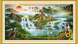 山水畫圖片