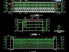b1b2型廠房立剖面圖片