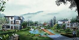 別墅區(qū)景觀設(shè)計(jì)效果圖圖片