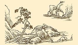 芥子园画谱 山水图片