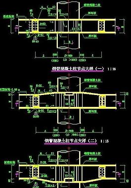 鋼管混凝土柱節(jié)點(diǎn)大樣圖片