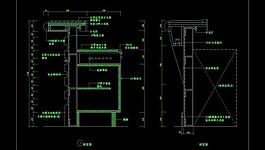 cad餐廳設計素材 餐廳施工圖片
