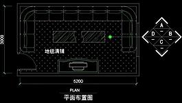 ktv包廂cad設計素材圖片