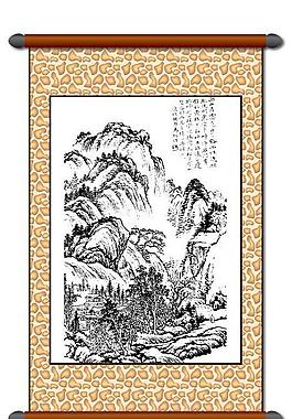 白描 風(fēng)景畫圖片