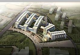奉賢校區(qū)景觀與建筑效果圖圖片