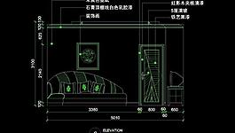 ktv包廂cad設計素材圖片