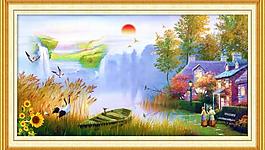 油畫風(fēng)景圖片