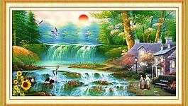 油畫(huà)風(fēng)景圖片