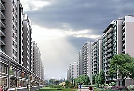 別墅小區(qū)建筑效果圖圖片