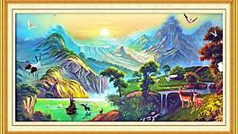 油畫風(fēng)景圖片