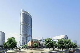 城市建筑效果圖圖片