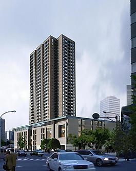 小區(qū)建筑效果圖圖片